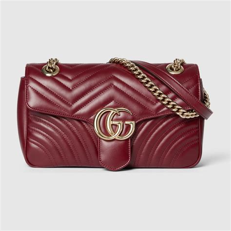 emboss with initials gg marmont small shoulder bag